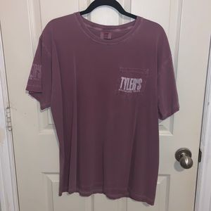 TYLERS purple cotton tee